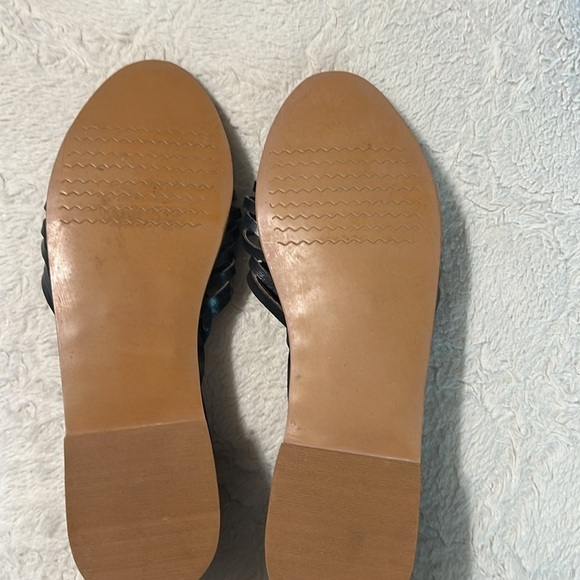 CL by Laundry “Nandi” Leather Huarache Slip-On Flats Sz 7.5 — NWOT - Picture 7 of 9